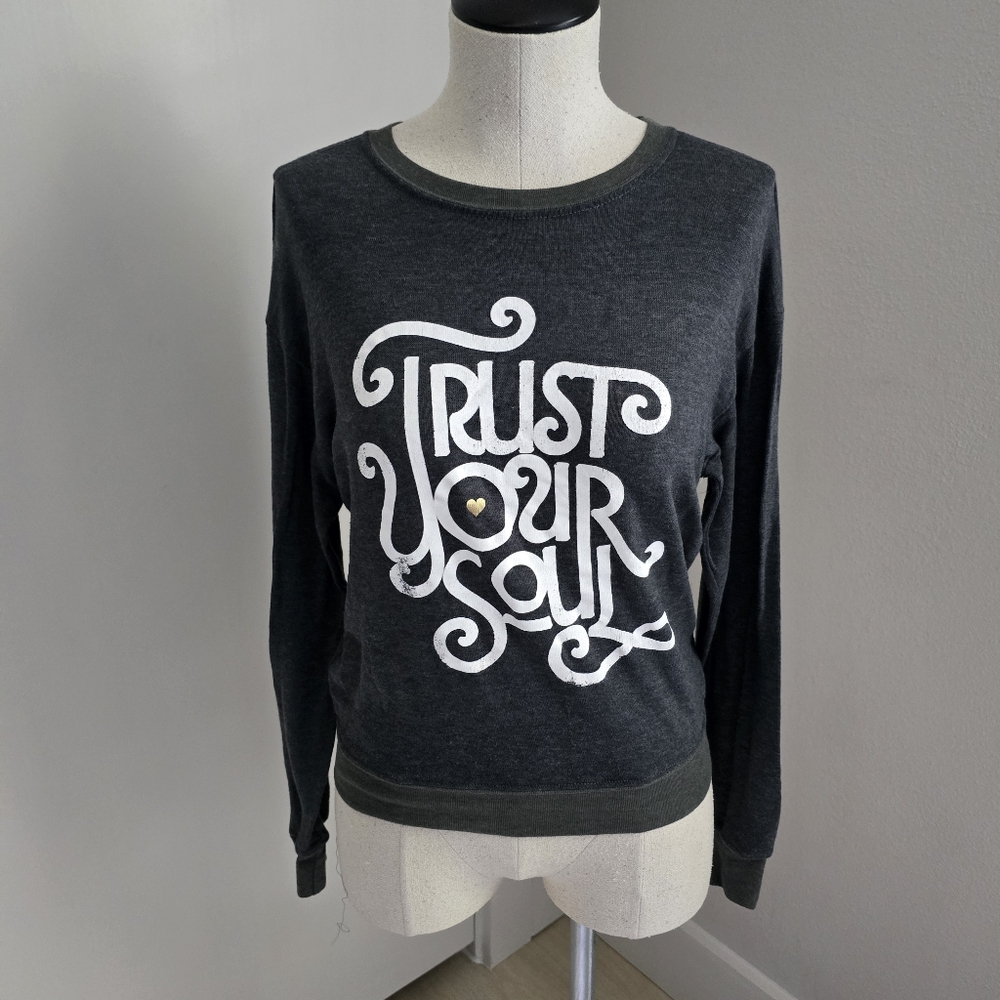 Spiritual Gangster Charcoal Trust Your Soul Sweatshirt